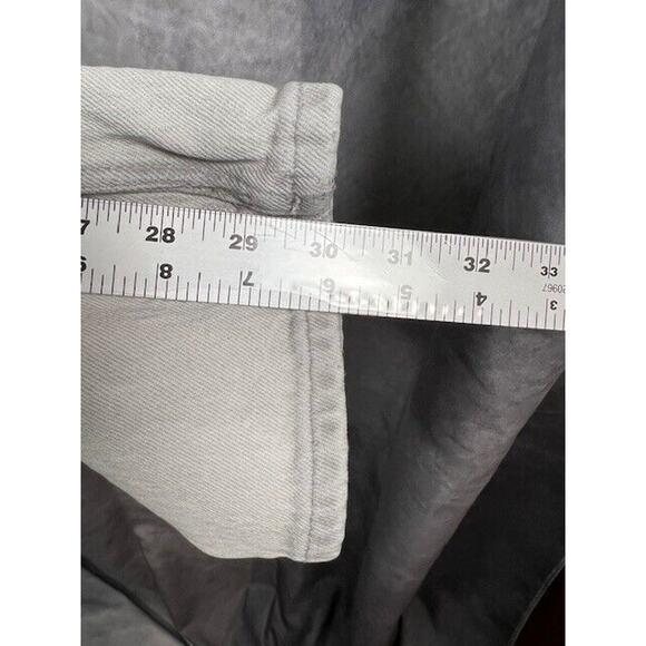 7 For All Mankind Jeans Men's 34x32 Gray Paxtyn Tapered Light Wash - Picture 8 of 9